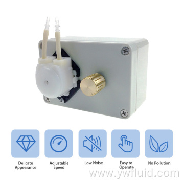 Flow Rate Adjustable Micro Peristaltic Pumps